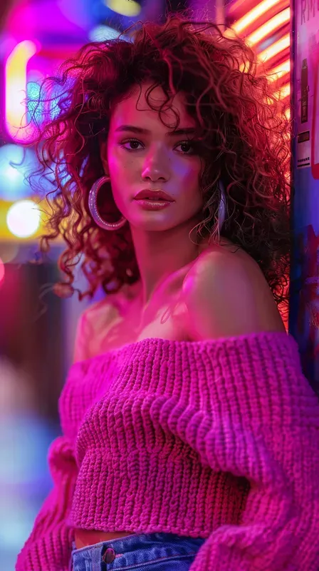1980s Retro Fashion Portraits
