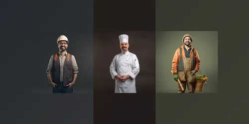 Advertising Photos Of Professions generated by midjourney