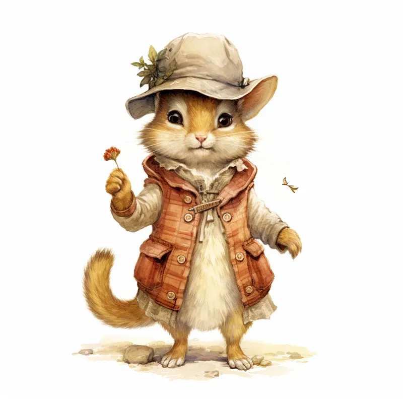 Adorable Dressed Animals Cliparts