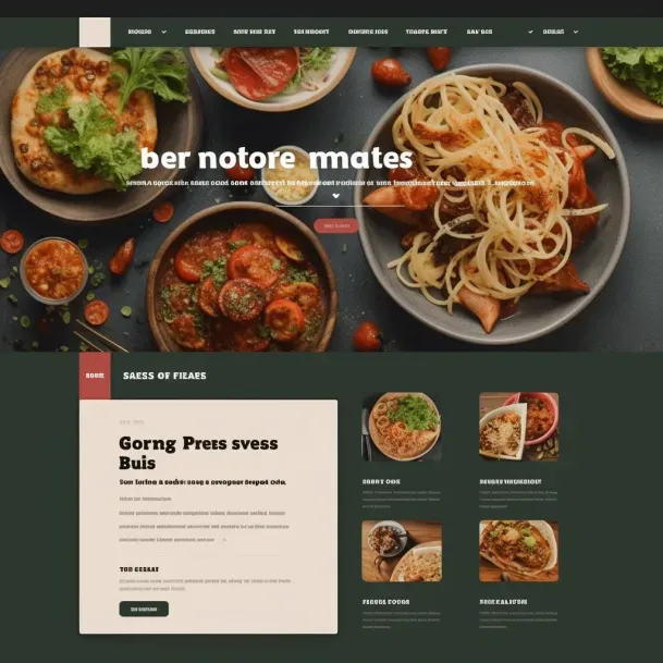 Web Designs For Midjourney