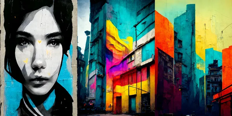 Colorful Street Art generated by undefined