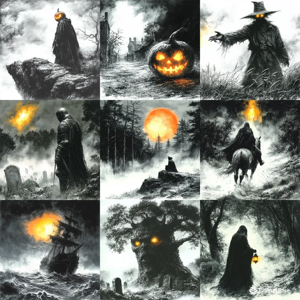 Haunting Illustrations