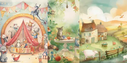 Children Illustrations generated by midjourney