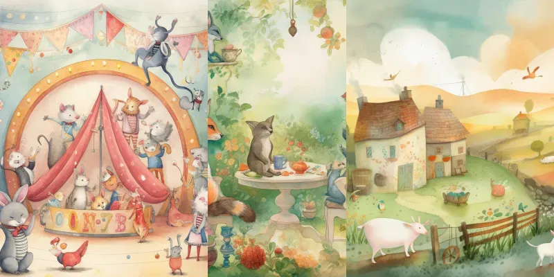 Children Illustrations generated by undefined