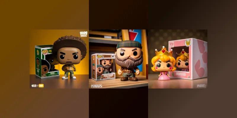 Funko Pop Characters With Packaging generated by undefined