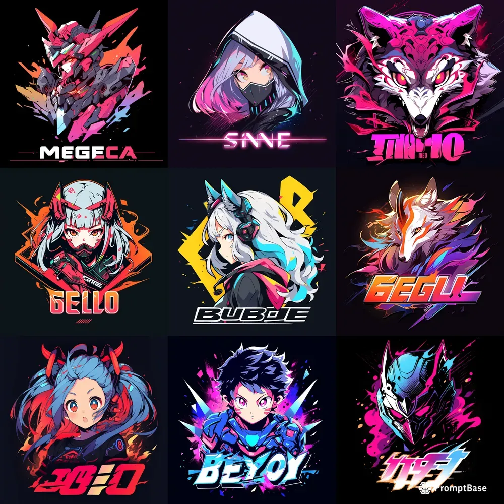 Epic Anime Logos