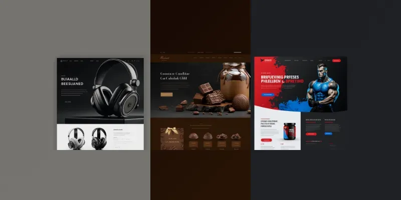 E-commerce Homepages generated by undefined