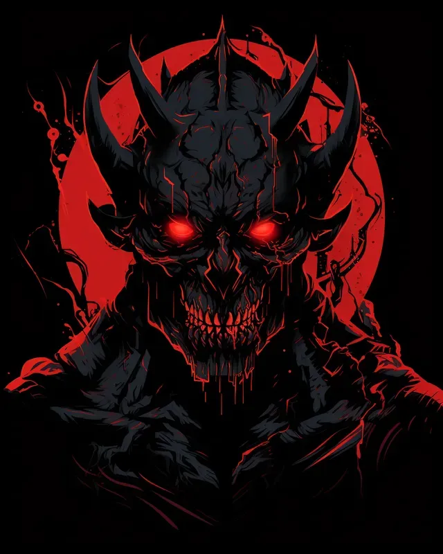 Brutal Demon Tshirt Designs
