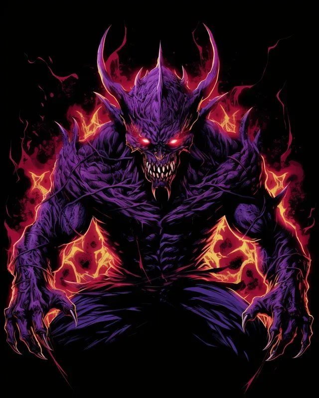 Brutal Demon Tshirt Designs