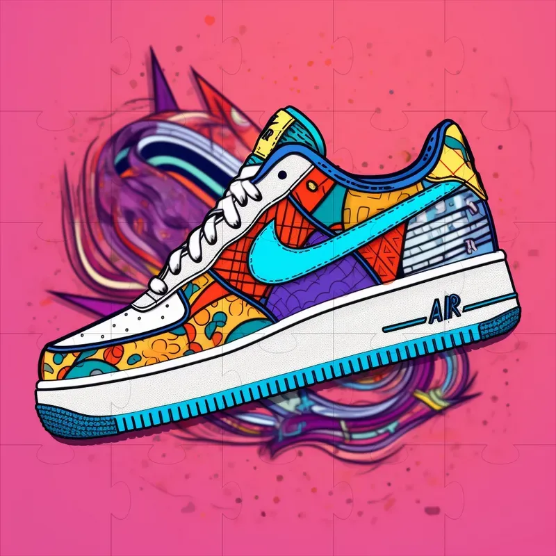 Pop Art Style Advertisements For Shoes
