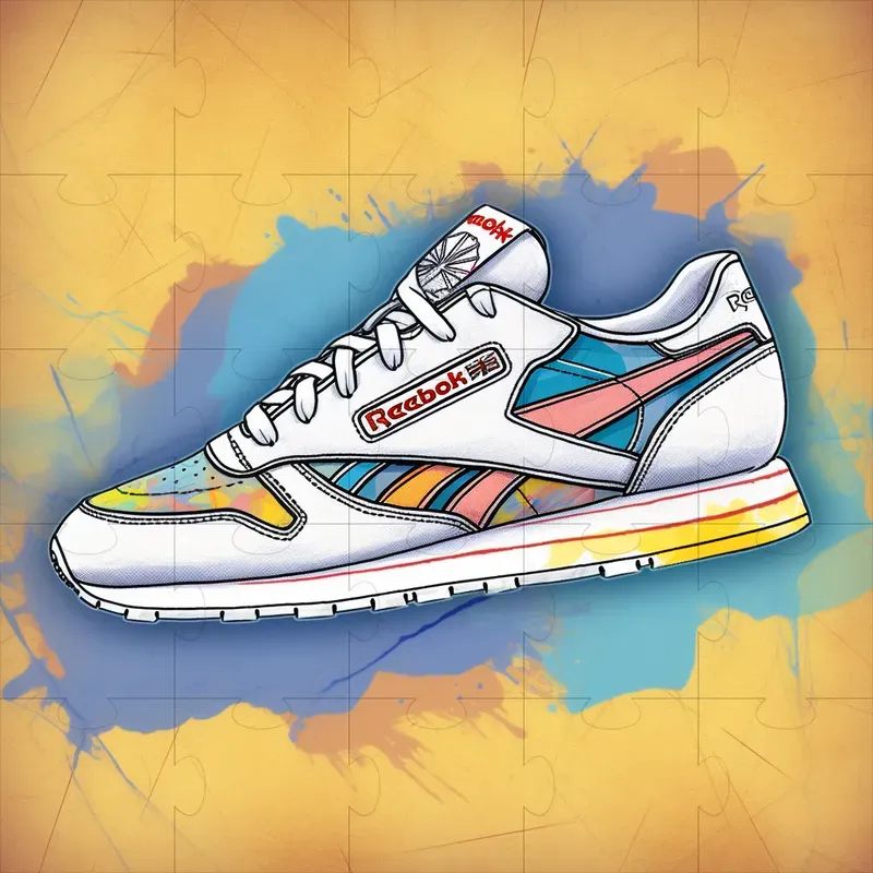 Pop Art Style Advertisements For Shoes
