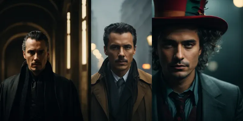 Minimalist Cinematic Film Portraits generated by undefined