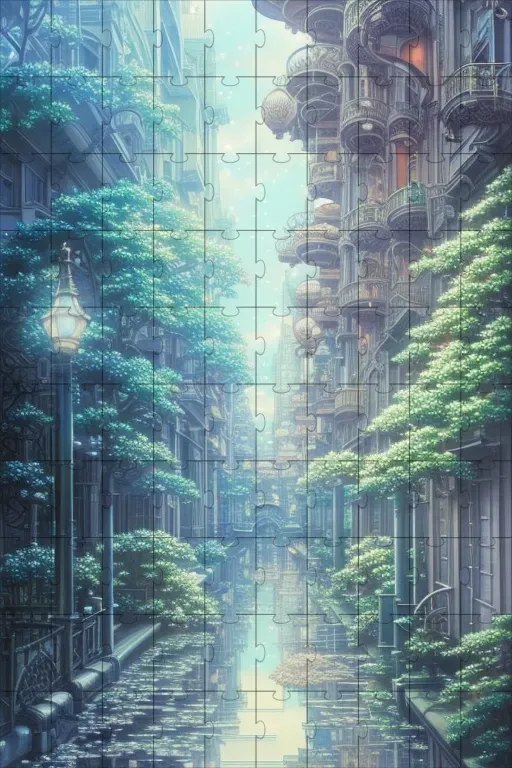 Vibrant Detailed City Scenes