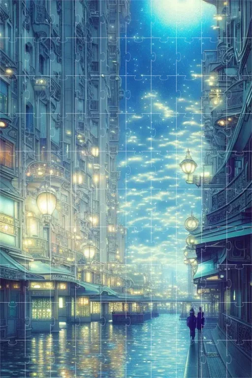 Vibrant Detailed City Scenes