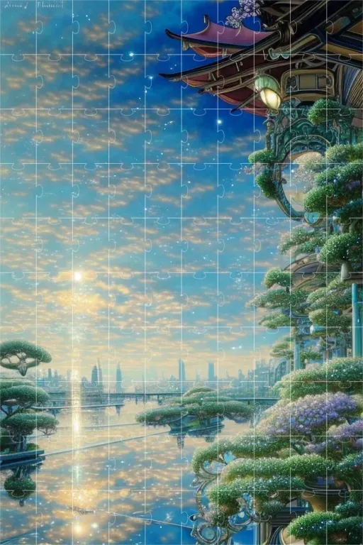 Vibrant Detailed City Scenes