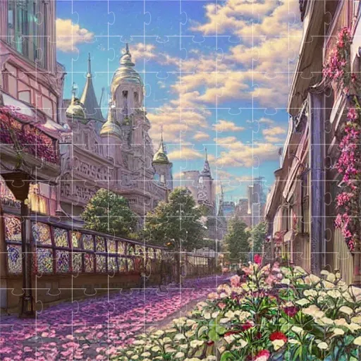 Vibrant Detailed City Scenes