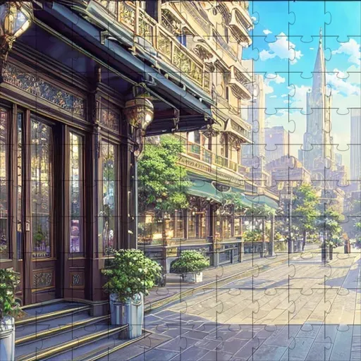Vibrant Detailed City Scenes