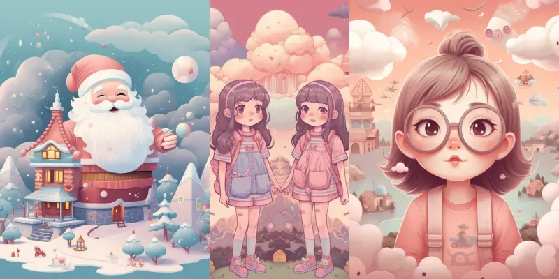 Kawaii Style Illustration Art generated by undefined
