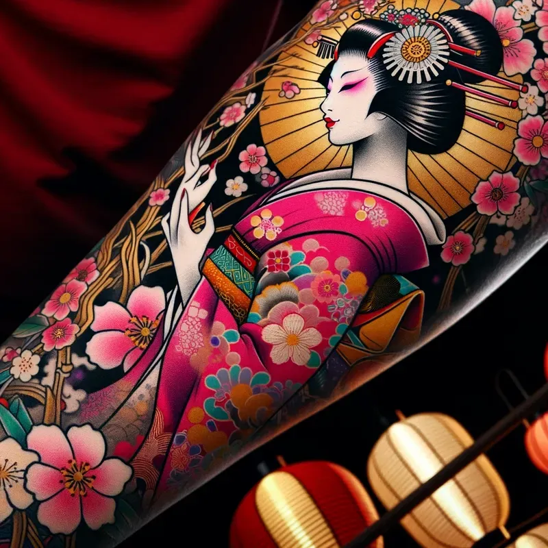 Japanese Irezumi Sleeve Tattoo Muse