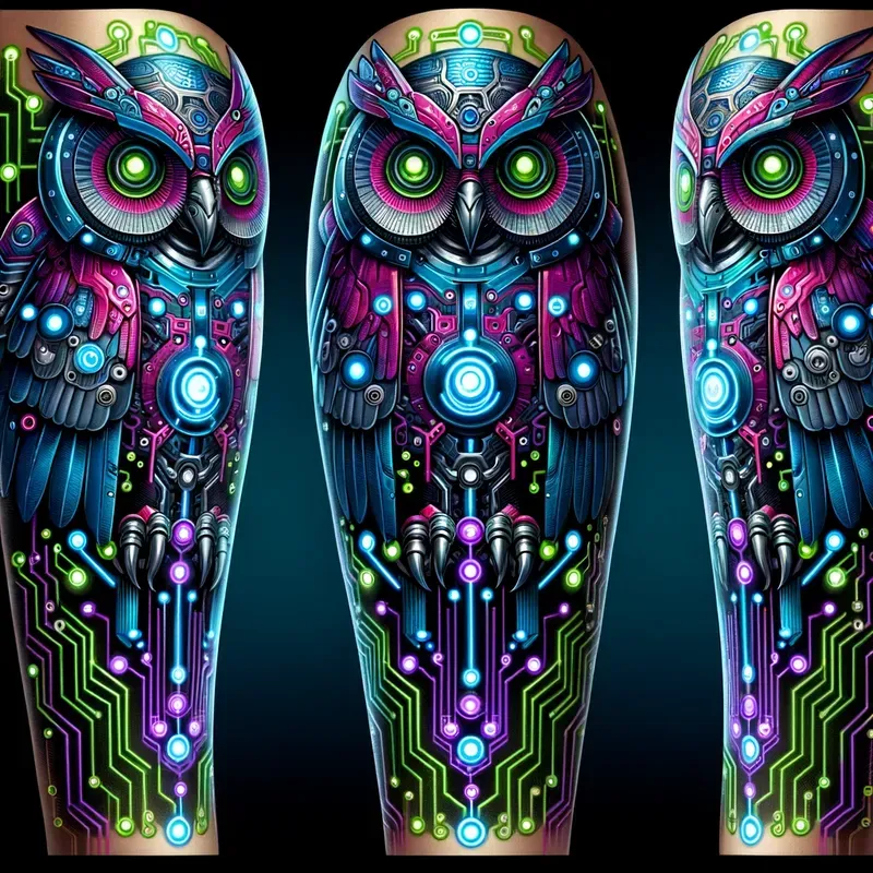 Biomechancial Sleeve Tattoo Muse