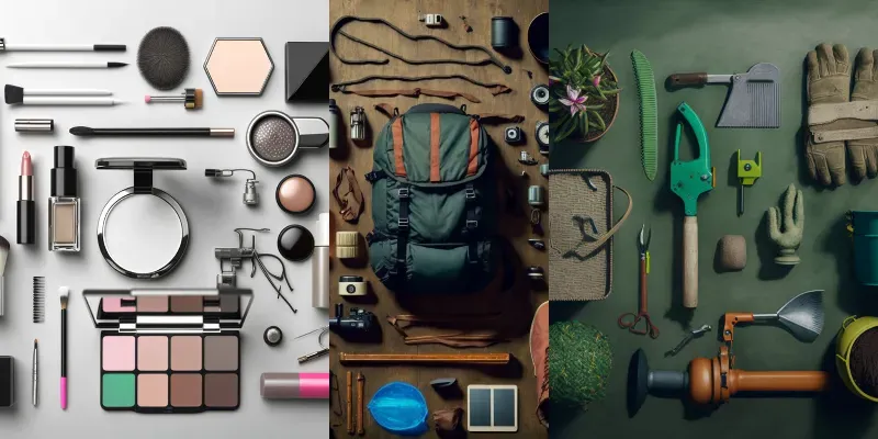 Flat Lay Photographs generated by undefined
