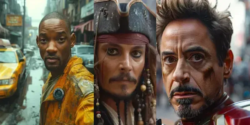 Actor Selfies generated by undefined