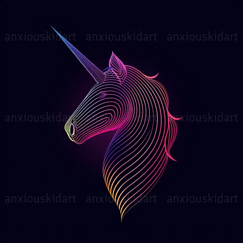 Colorful Parallel Lines Art