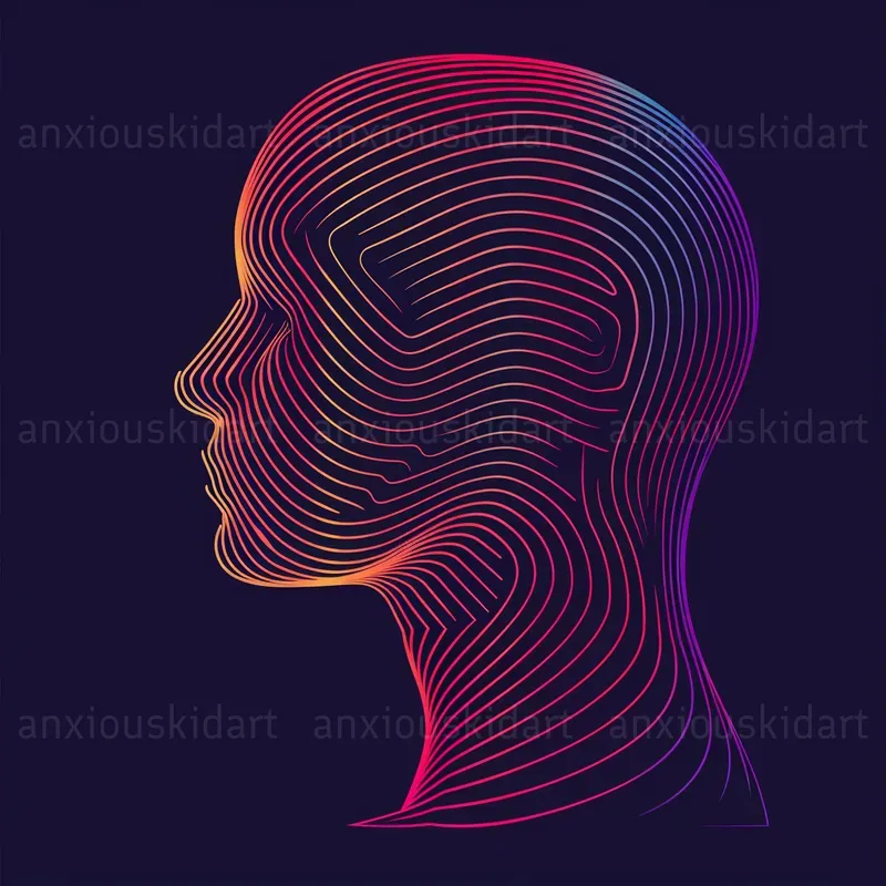 Colorful Parallel Lines Art