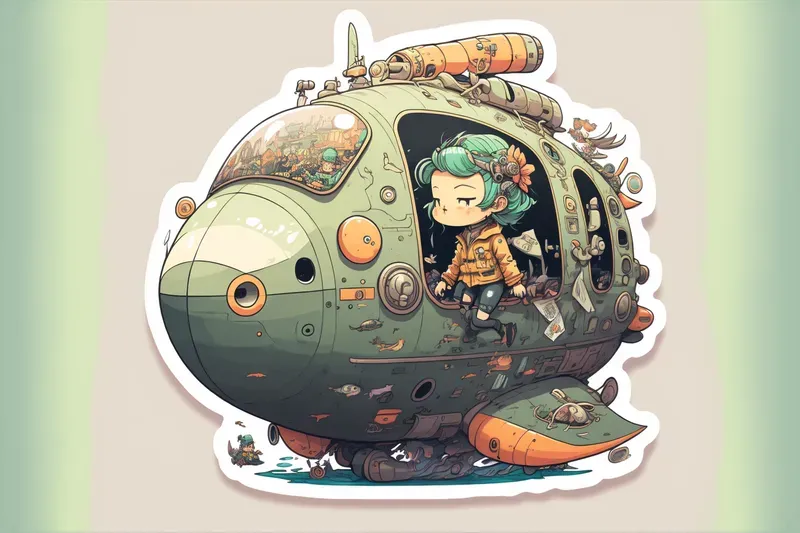 Beautiful Detailed Sticker Designs
