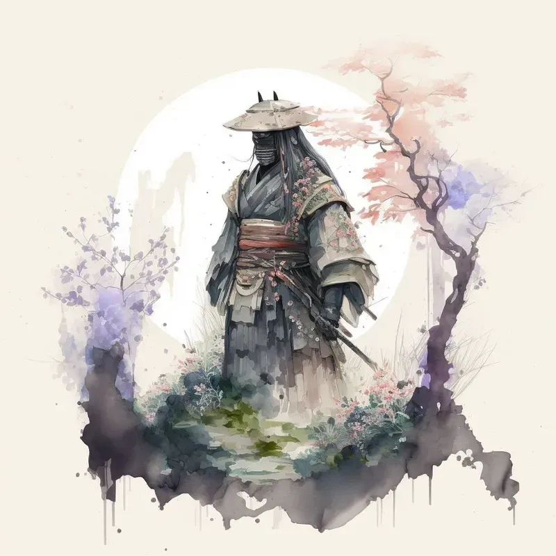 Japanese Fantasy Watercolors