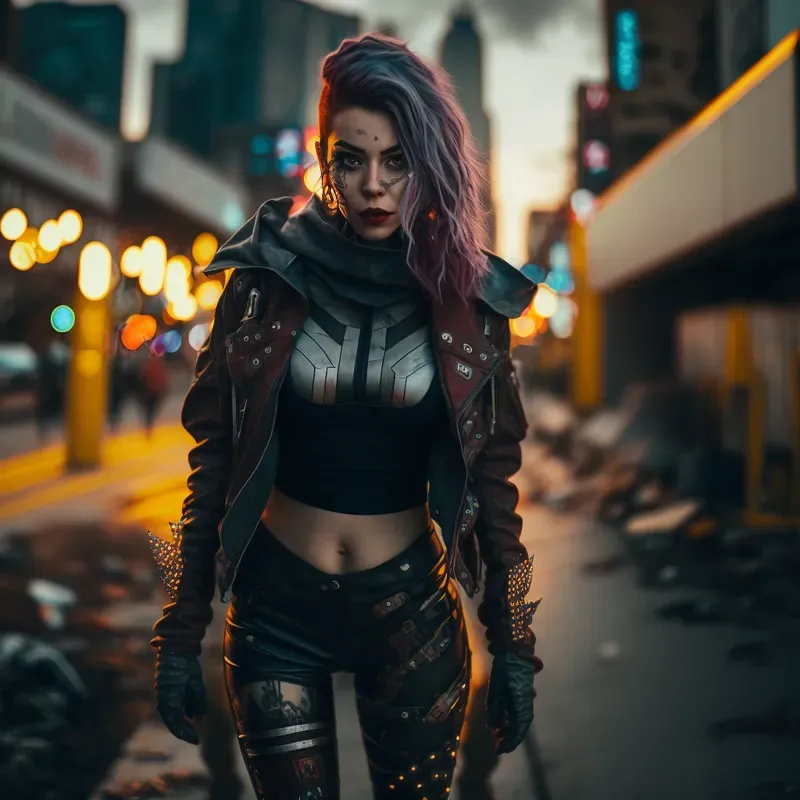 Cyberpunk Street Photos