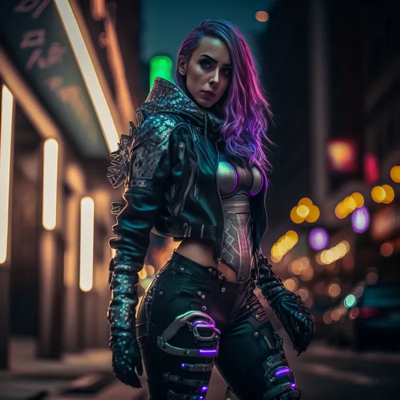 Cyberpunk Street Photos