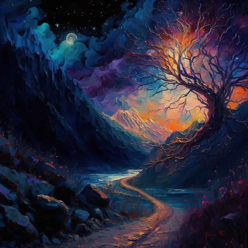 Oil Painted Landscapes