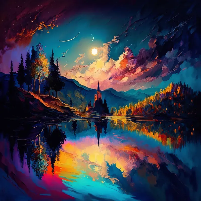 Oil Painted Landscapes