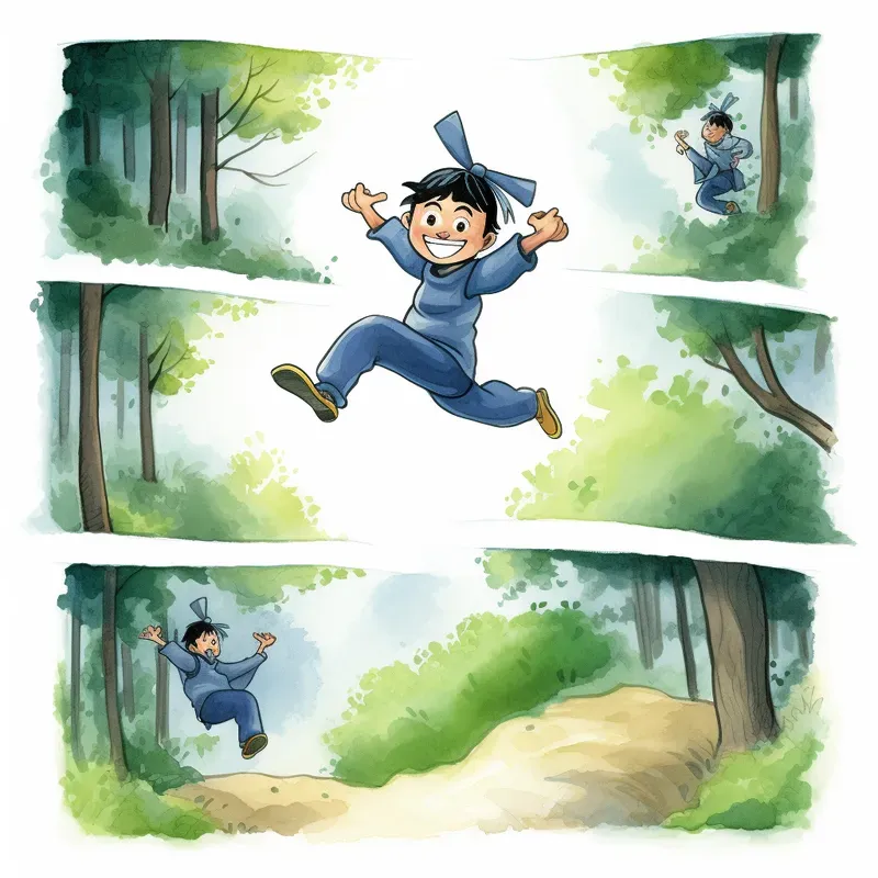 Childrens Comic Book Scenes