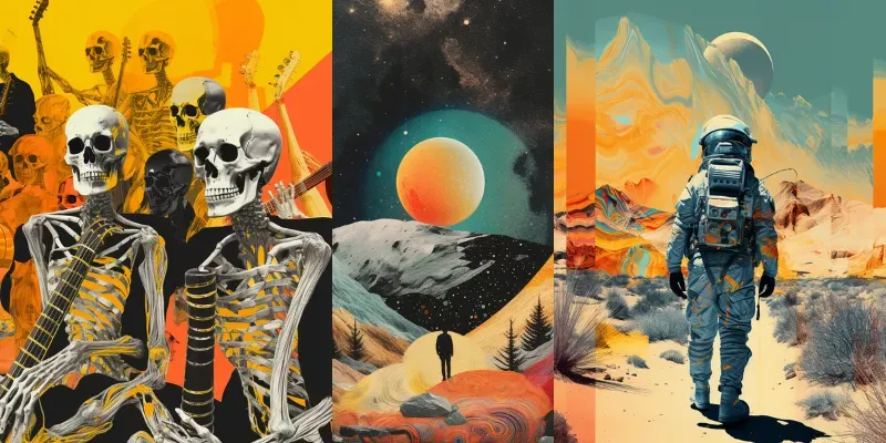 Collage Album Cover Art generated by undefined