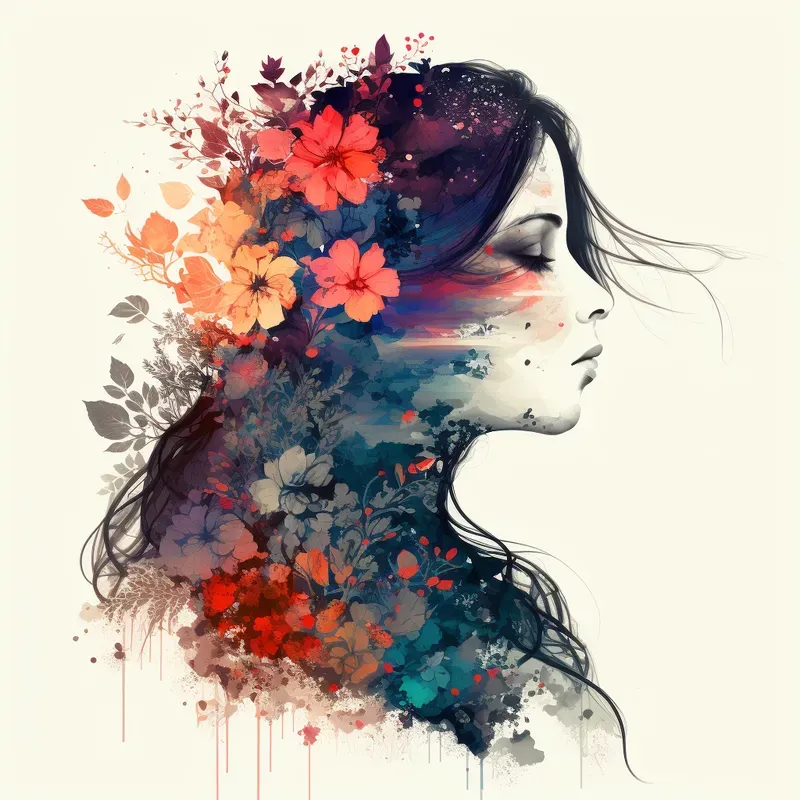 Women And Flowers