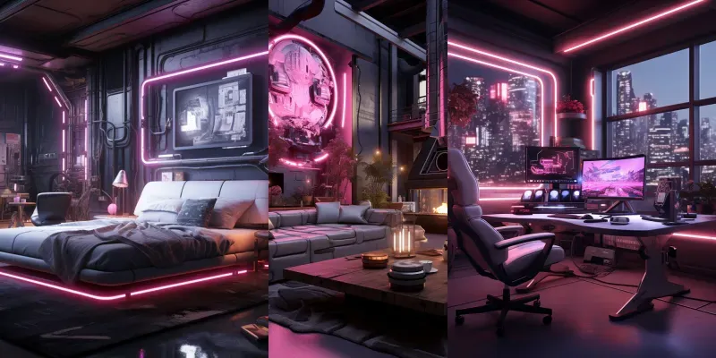 Diesel Punk Architecture Interiors generated by undefined