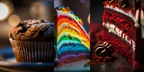 High-res Pastry Sweets Perfections generated by midjourney