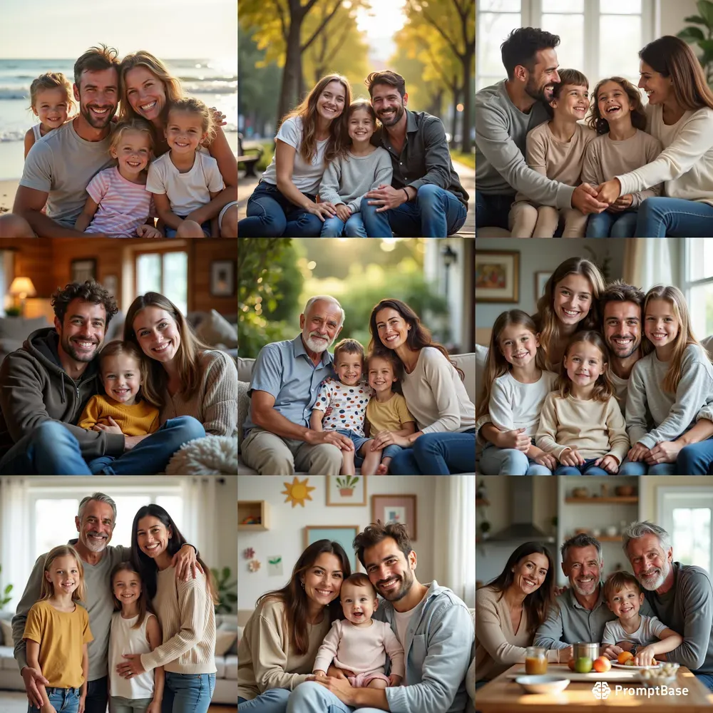 Family Portrait Stock Images