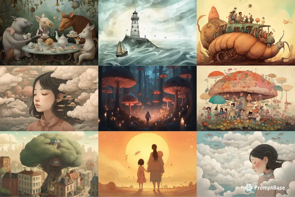 Korean Imaginary Illustrations