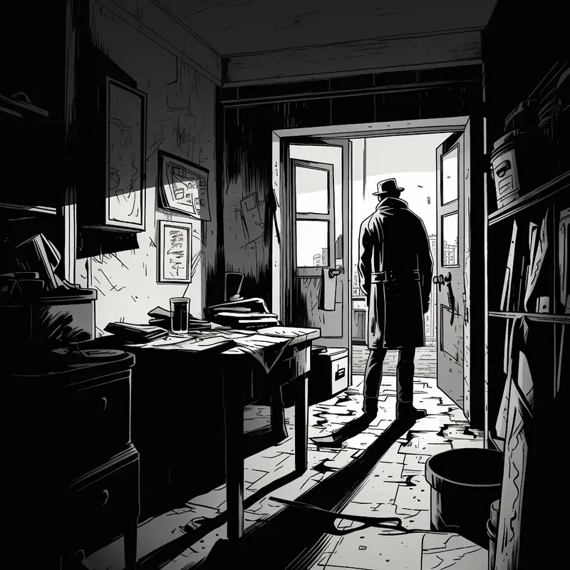 Black And White Comics Noir Style