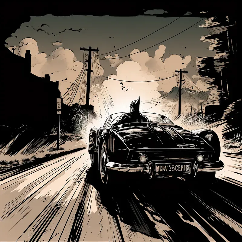 Black And White Comics Noir Style