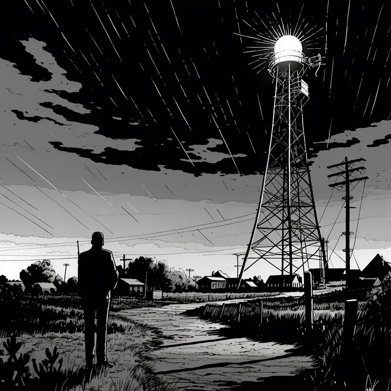 Black And White Comics Noir Style