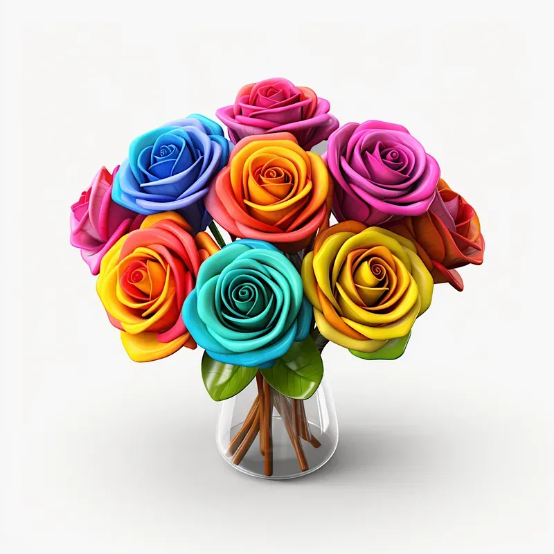 3D And Colorful Everyday Life Objects