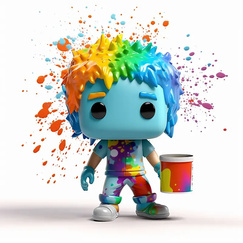 3D And Colorful Everyday Life Objects