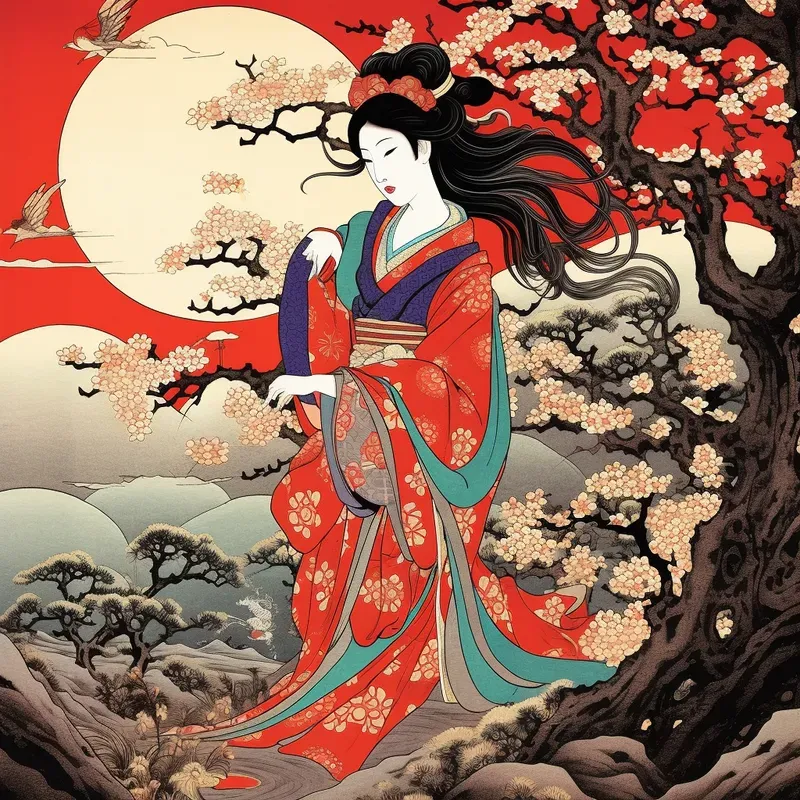 Elegant Japanese Lithographs