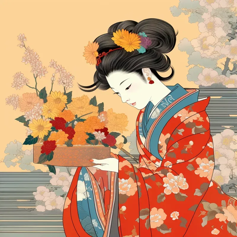 Elegant Japanese Lithographs