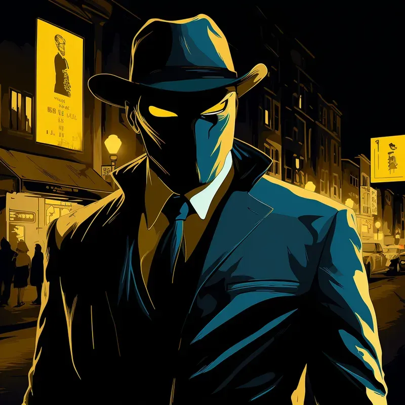 Noir Style Color Comics