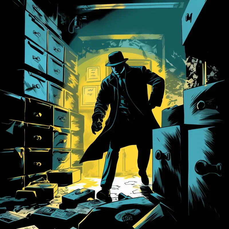 Noir Style Color Comics